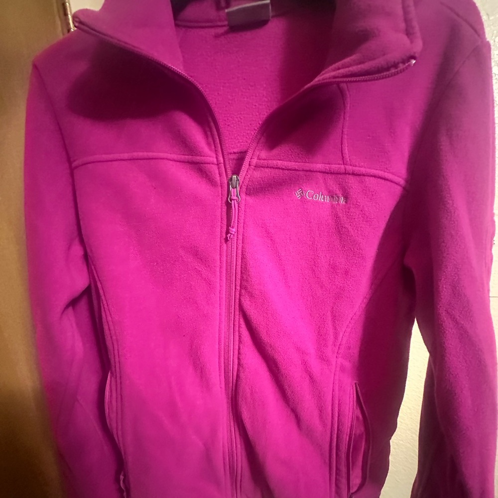 Columbia Magenta Fleece Jacket